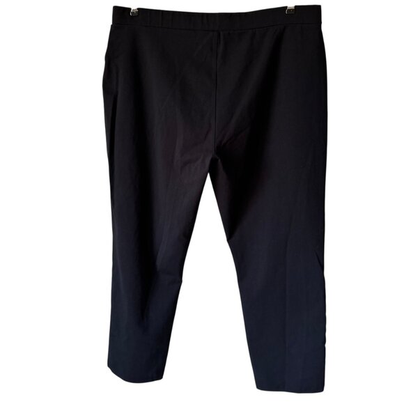 Susan Graver Weekend Size XL Pull On Pant Black Cotton Blend Stretch Comfort - Picture 16 of 16